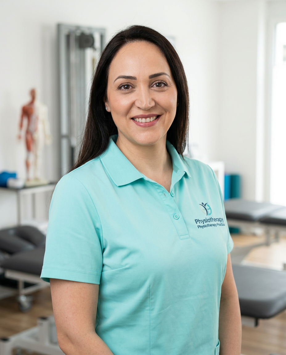 Sareh Farshchi Tabrizi in der Physiotherapie-Praxis
